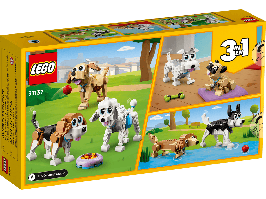 LEGO Creator Adorable Dogs 3in1 Set (31137)