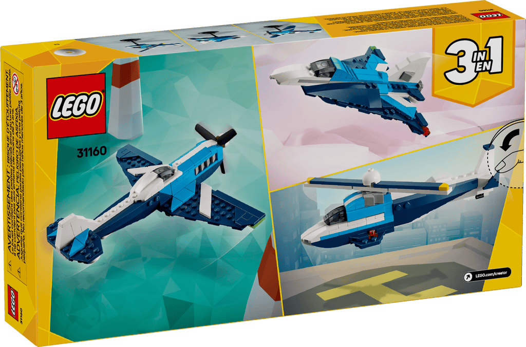 LEGO Creator Aircraft: Race Plane 3in1 Set (31160)