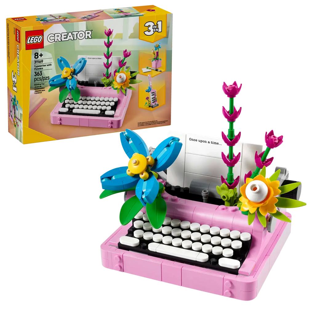 LEGO Creator Typewriter with Flowers 3in1 Set (31169)