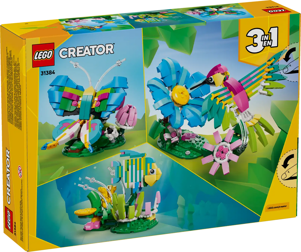 LEGO Creator Wild Animals: Colorful Hummingbird 3in1 Set (31384)