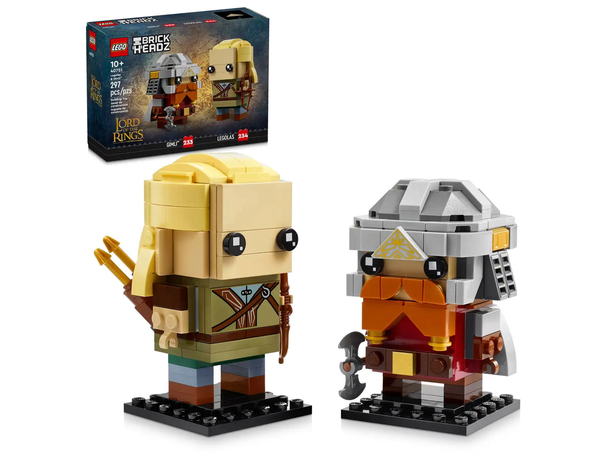 LEGO The Lord of the Rings  Legolas & Gimli™ BrickHeadz Set (40751)