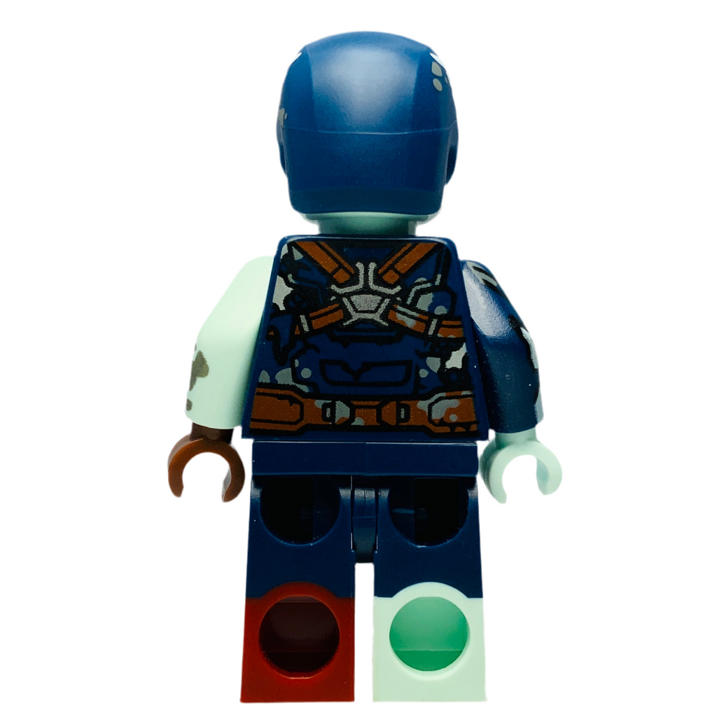 Zombie Captain America, colmar-9 - LEGO® Marvel Minifigure