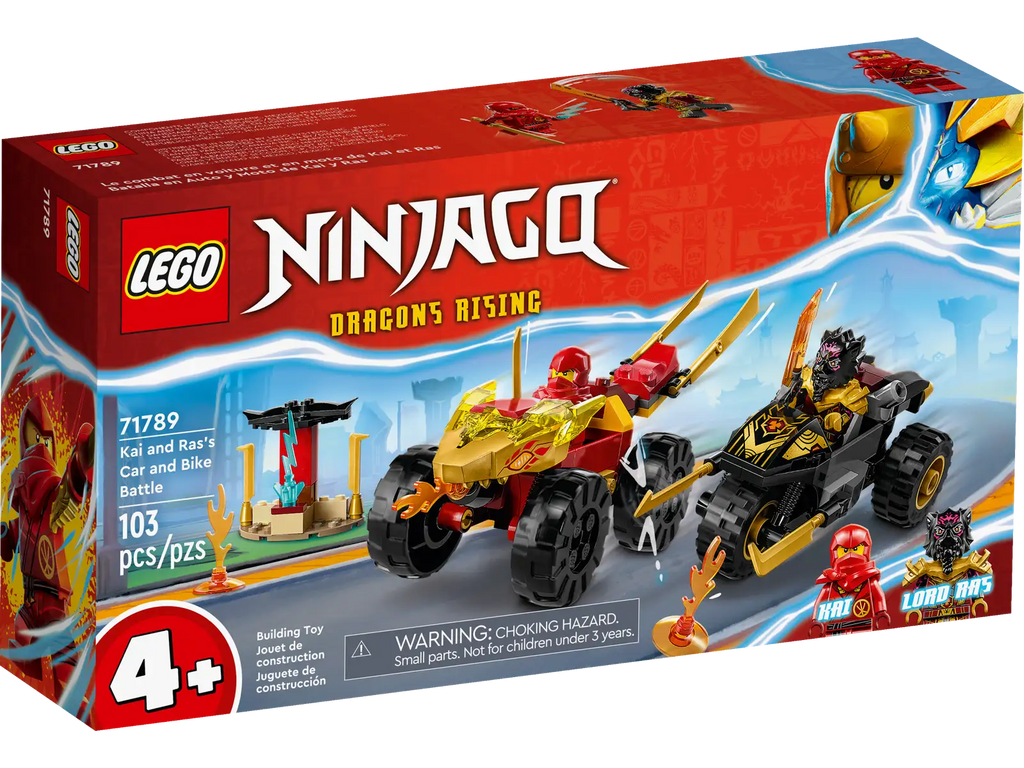 LEGO Ninjago Kai and Ras's Car and Bike Battle Set (71789)