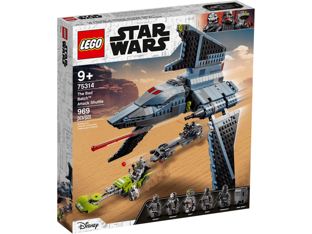 LEGO Star Wars The Bad Batch™ Attack Shuttle Set (75314)