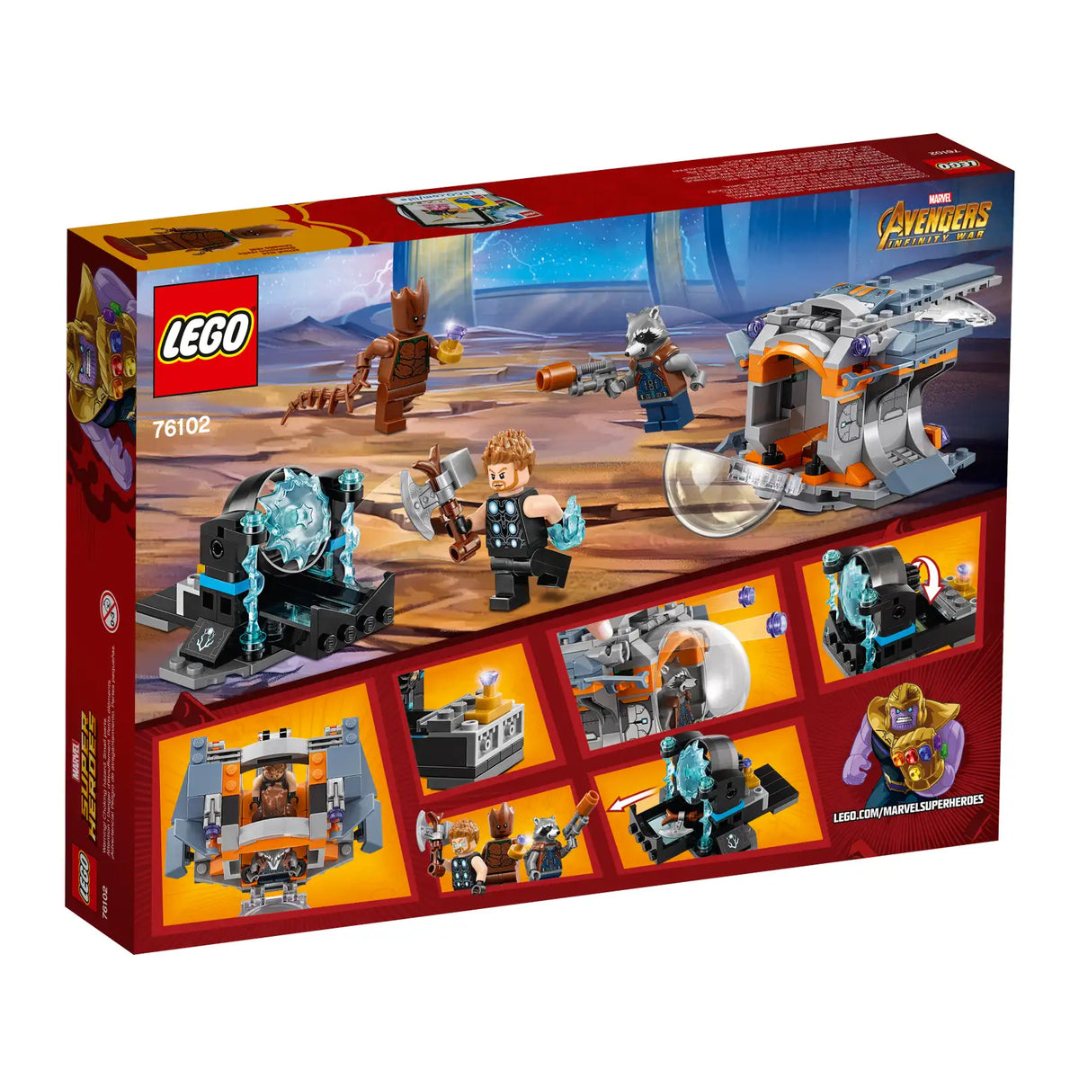 LEGO Marvel Thor's Weapon Quest Set (76102)
