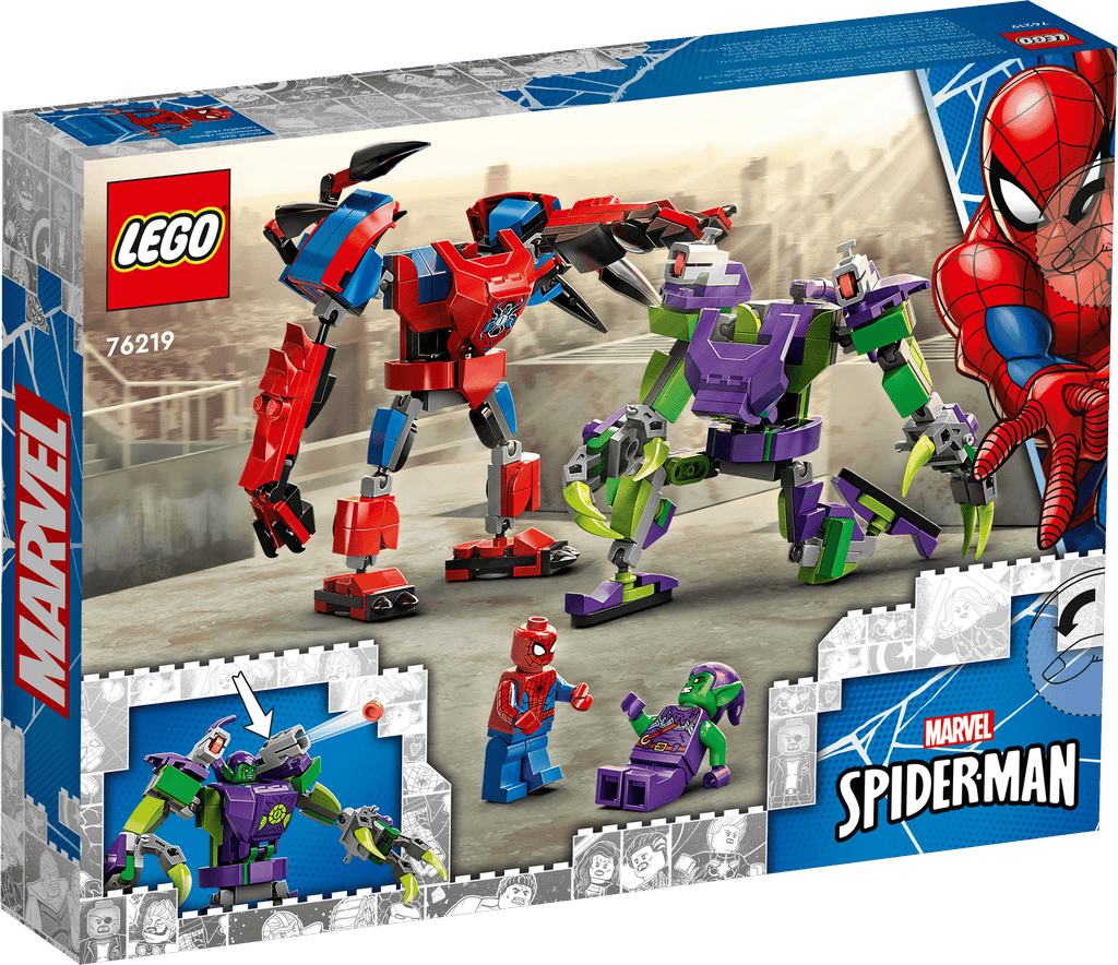 LEGO Marvel Spider-Man & Green Goblin Mech Battle Set (76219)