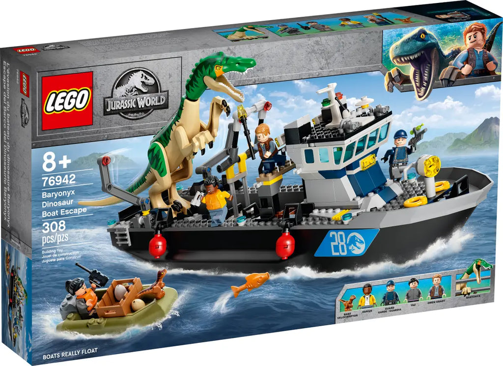 Baryonx Dinosaur Boat Escape - LEGO Jurassic World Set (76942)