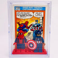 Spider-Man & Captain America with Trading Card & Collector’s Case