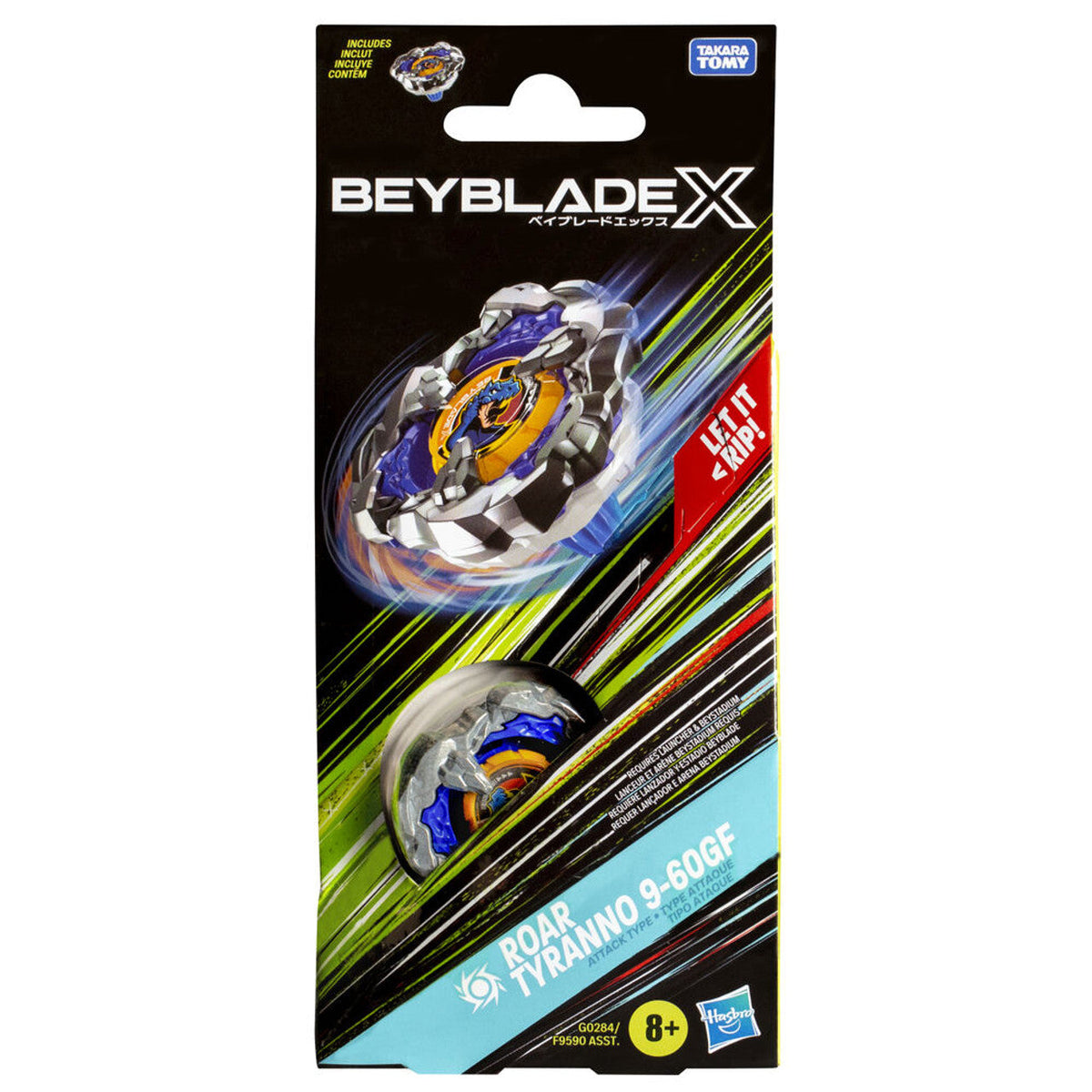 HASBRO Roar Tyranno 9-60GF Beyblade X Booster