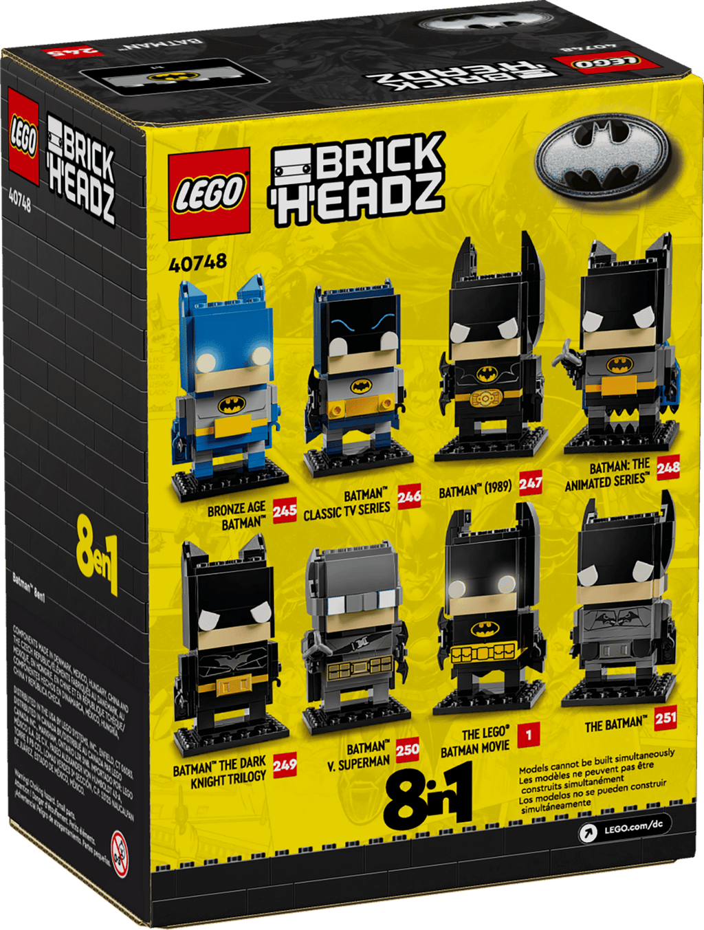 LEGO BrickHeadz Batman 8in1 (40748)