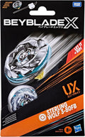 HASBRO Silver Sterling Wolf 3-80FB Beyblade X Starter UX-08