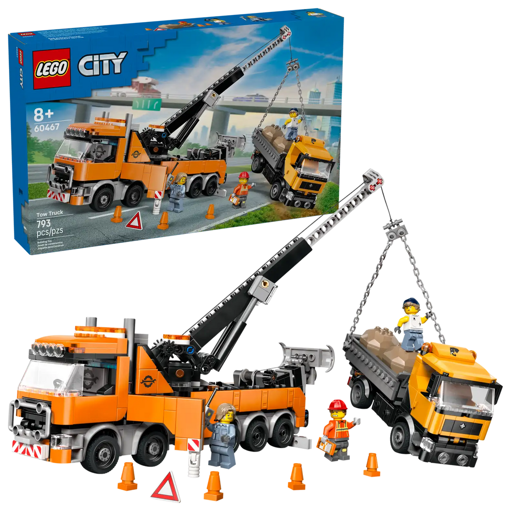 LEGO City Heavy-Duty Recovery Tow Truck with Crane Set (60467)