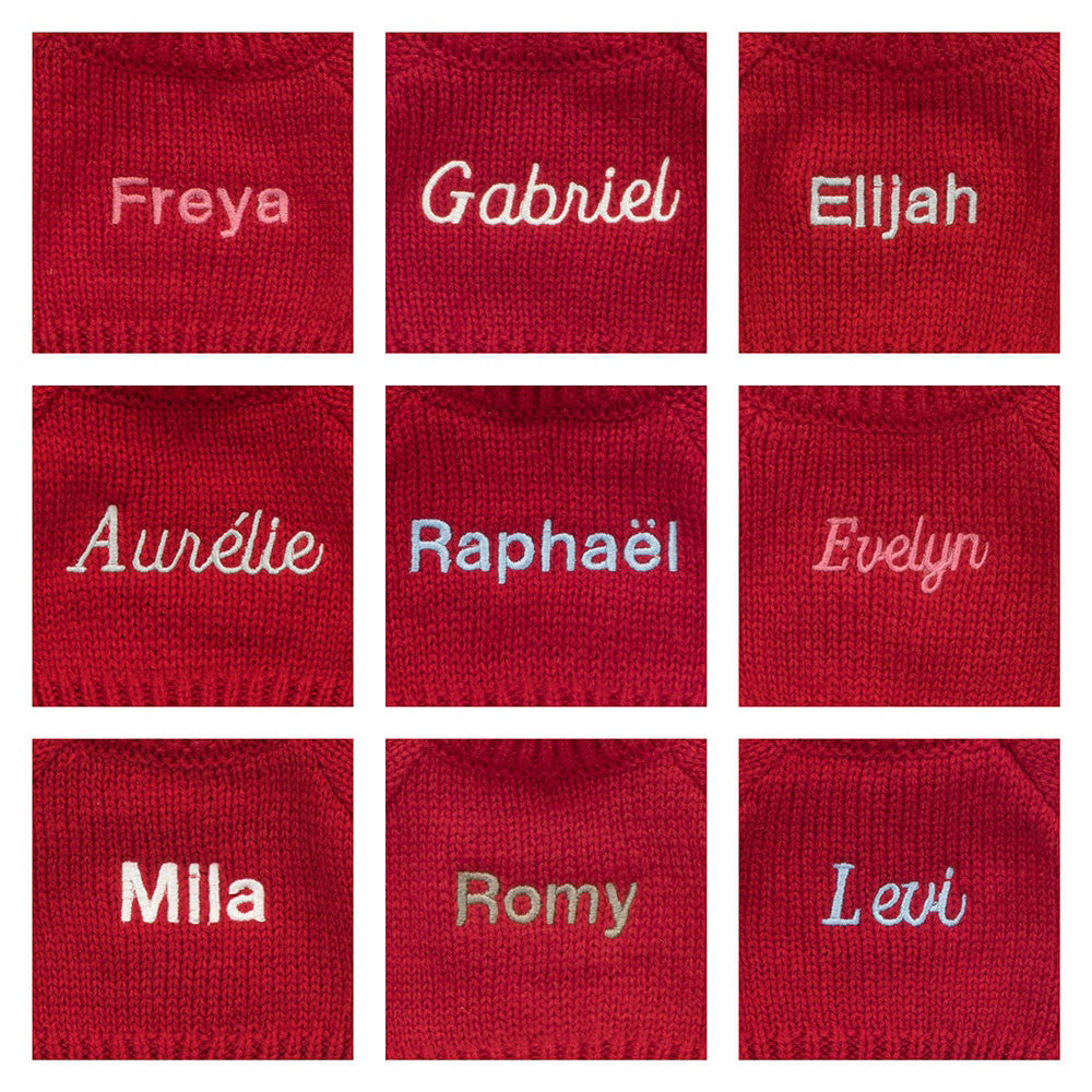 Bashful Twinkle Bunny with Personalized Red Jumper
