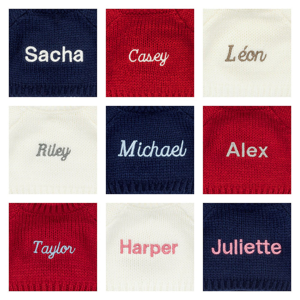 Bashful Viola Bunny with Personalized Red Jumper