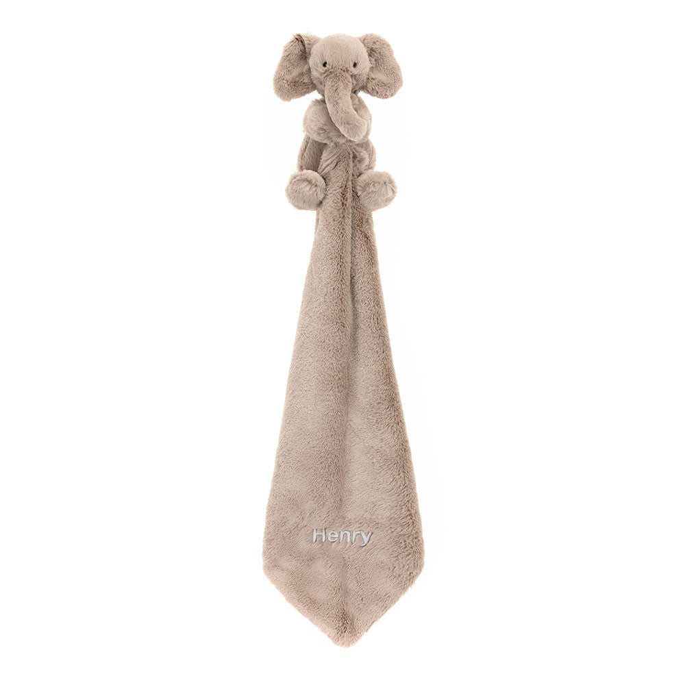 Personalized Smudge Elephant Soother