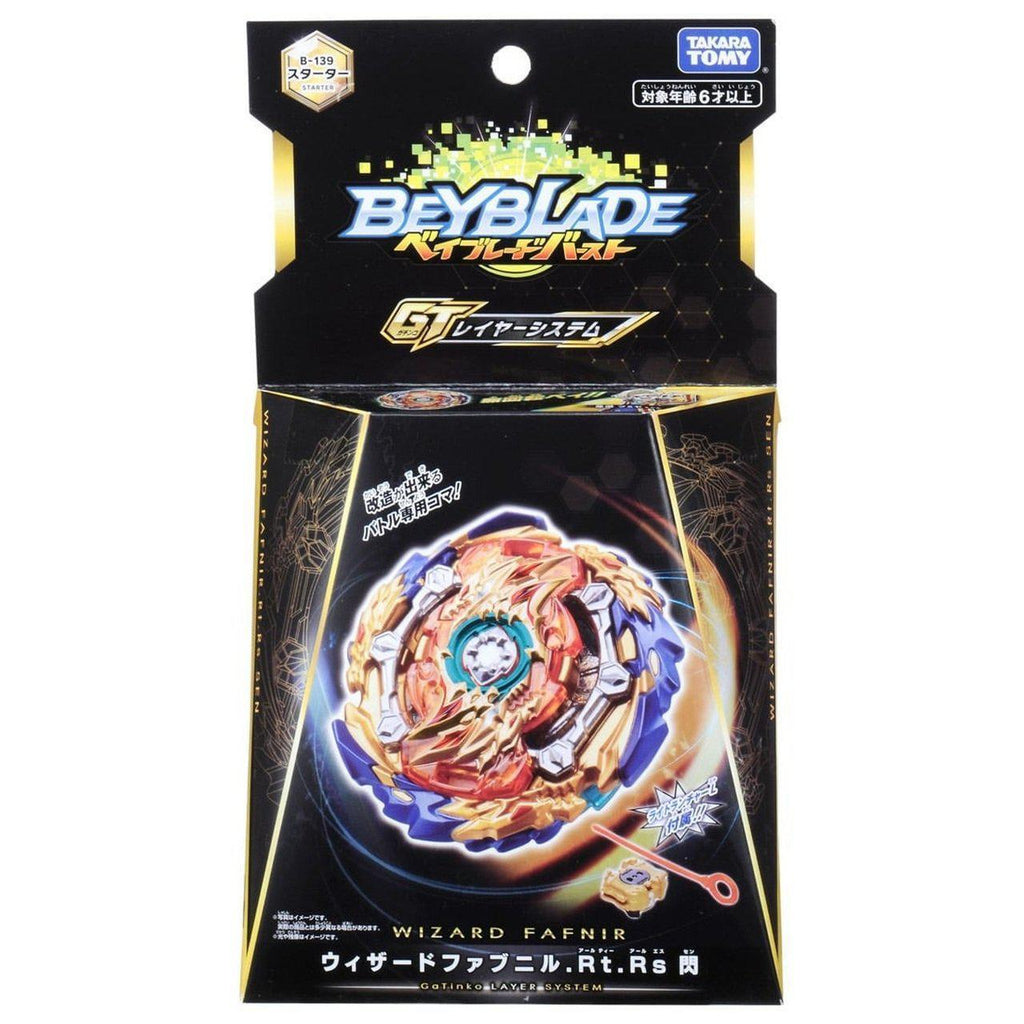 Takaratomy Beyblade BURST GT B-139 Starter Wizard Fafnir.Rt.Rs Sen-Wizard Fafnir Beyblade