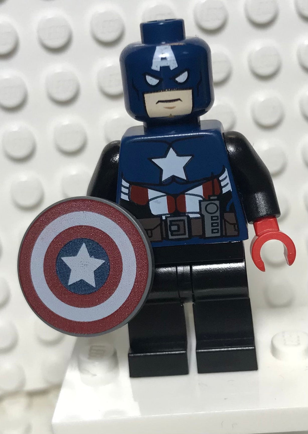 Toy Fair 2012 Captain America, sh0028, LEGO® Marvel Minifigure